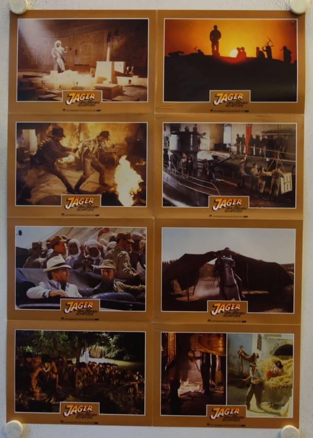 Jäger des verlorenen Schatzes originaler deutsche Aushangfotosatz